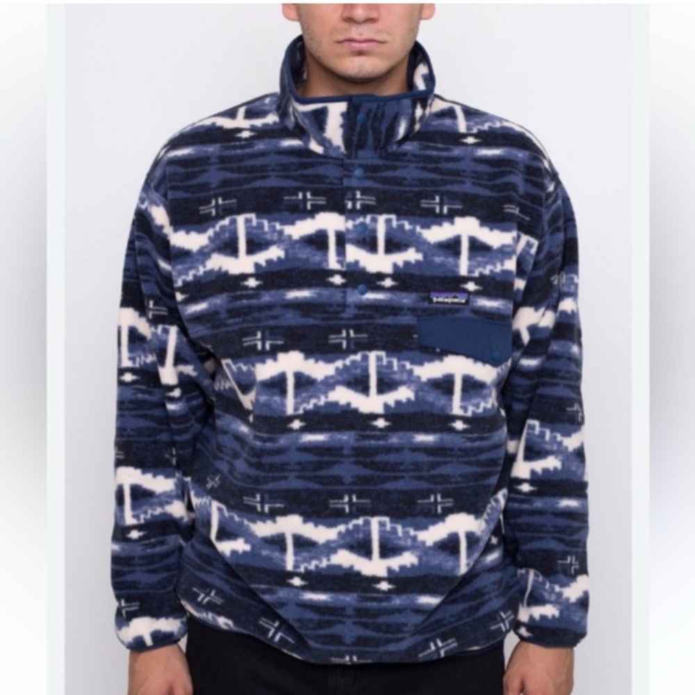 Patagonia Mens synchilla jacket fleece size small like new